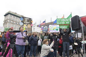 The Syracuse March for Science was a satellite rally held in solidarity with similar marches across the United States.