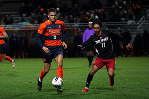 Syracuse notched a season-high five goals against NC State Wednesday to book a spot in the ACC Tournament quarterfinals.